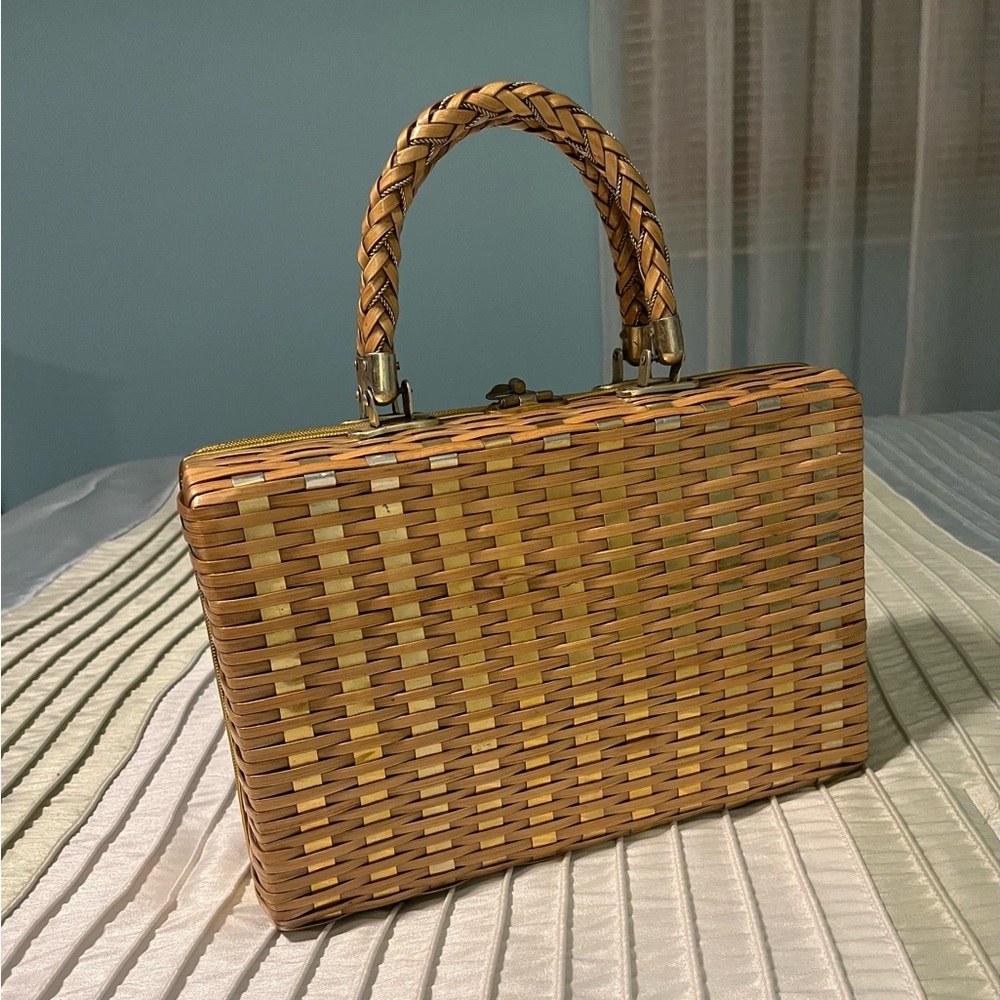 Vintage 1950’s Wicker Purse - Stylecraft Miami